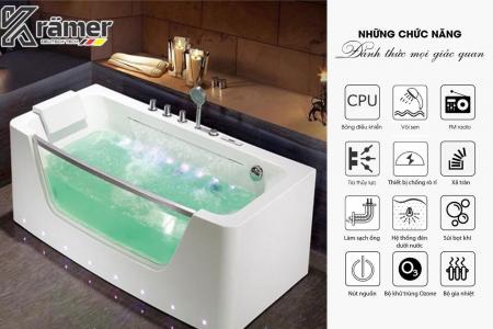 BỒN TẮM SỤC KHÍ MASSAGE KRAMER C-445