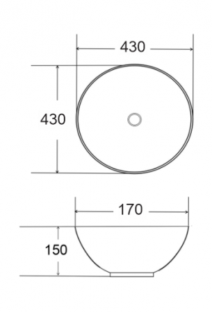 CHẬU LAVABO ĐẶT BÀN KRAMER KL-407