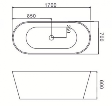 BỒN TẮM ĐỘC LẬP KRAMER C-3004