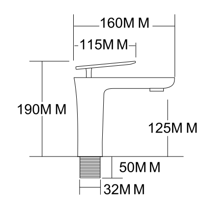 VÒI LAVABO NÓNG LẠNH KRAMER KF-1051