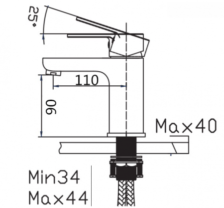 VÒI LAVABO NÓNG LẠNH KRAMER KF-301B