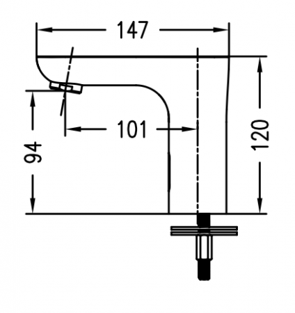 VÒI LAVABO CẢM ỨNG NÓNG LẠNH KRAMER KF-2901