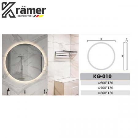 GƯƠNG NHÀ VỆ SINH LED TRÒN KRAMER KG-010