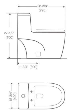 BỒN CẦU 1 KHỐI GEBERIT KRAMER KB-812