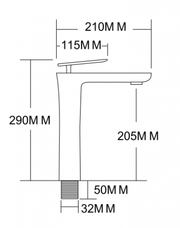 VÒI LAVABO NÓNG LẠNH KRAMER KF-1050