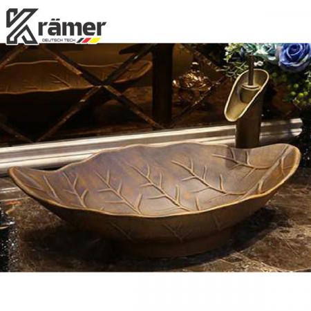 CHẬU LAVABO MỸ THUẬT ĐẶT BÀN KRAMER KL-195