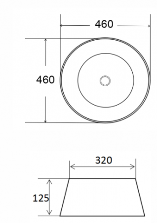 CHẬU LAVABO ĐẶT BÀN KRAMER KL-555