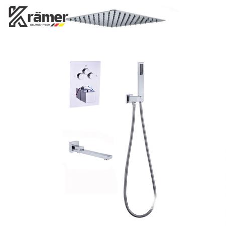 SEN TẮM ÂM TƯỜNG NHIỆT ĐỘ 3 NÚT BẤM KRAMER KS-577