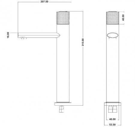 VÒI LAVABO DƯƠNG BÀN KRAMER KF-683