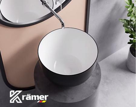 CHẬU LAVABO ĐẶT BÀN KRAMER KL-4010WB