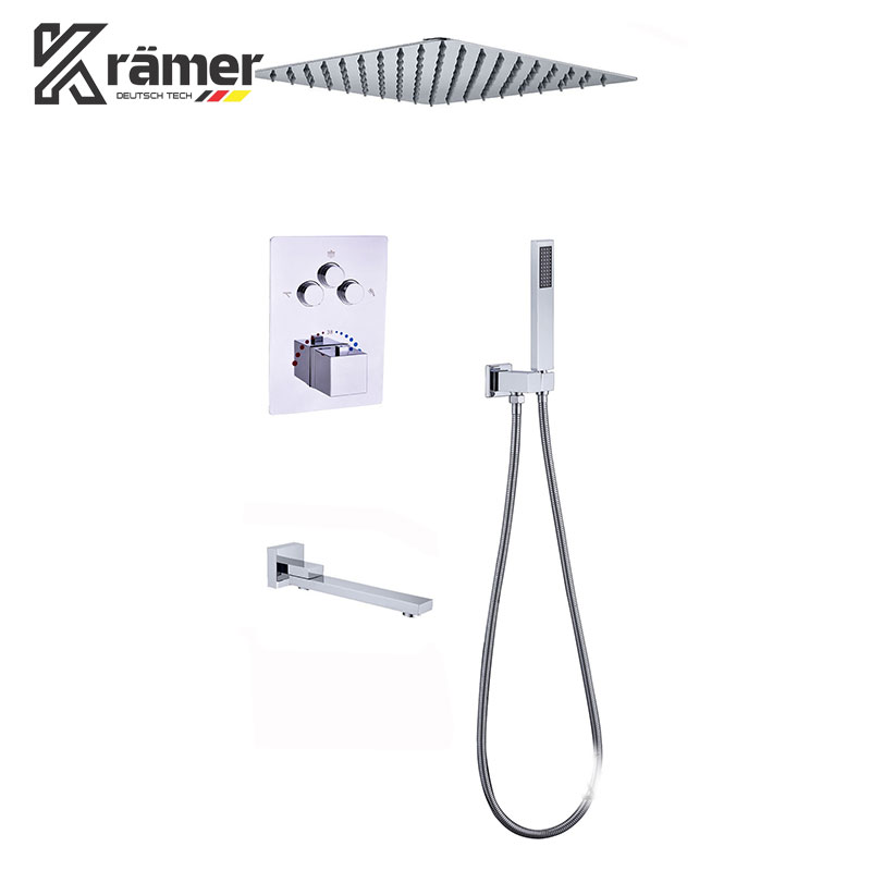 Sen Tắm Âm Tường Nhiệt Độ 3 Nút Bấm Kramer KS-577